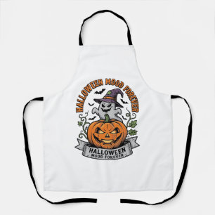 Halloween Pumpkin Ghost Vintage Engraving Shirt_1 Apron