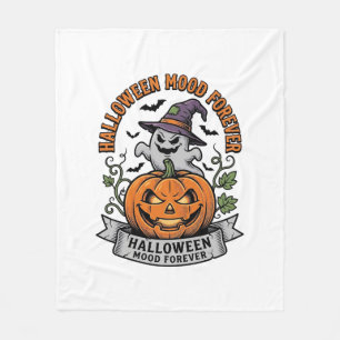 Halloween Pumpkin Ghost Vintage Engraving Shirt_1 Fleece Blanket