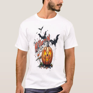 halloween pumpkin graffiti art T-Shirt
