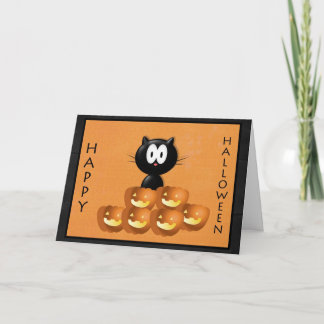 Halloween Pumpkin Greeting Card! Card