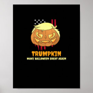 Halloween Pumpkin, Halloween-Trumpkin  Poster