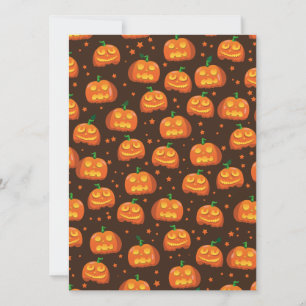Halloween Pumpkin head pattern.