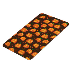 Halloween Pumpkin head pattern. Magnet