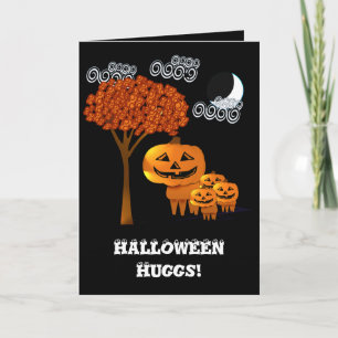 HALLOWEEN PUMPKIN HEADS Card