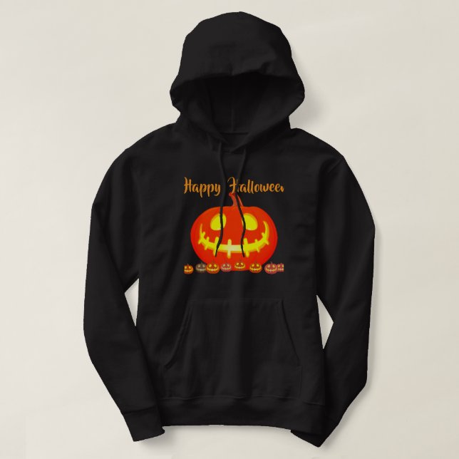 HALLOWEEN PUMPKIN HOODIE (Design Front)