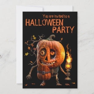 Halloween Pumpkin Invitation