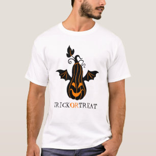 Halloween Pumpkin Is Flaying Bat T-Shirt