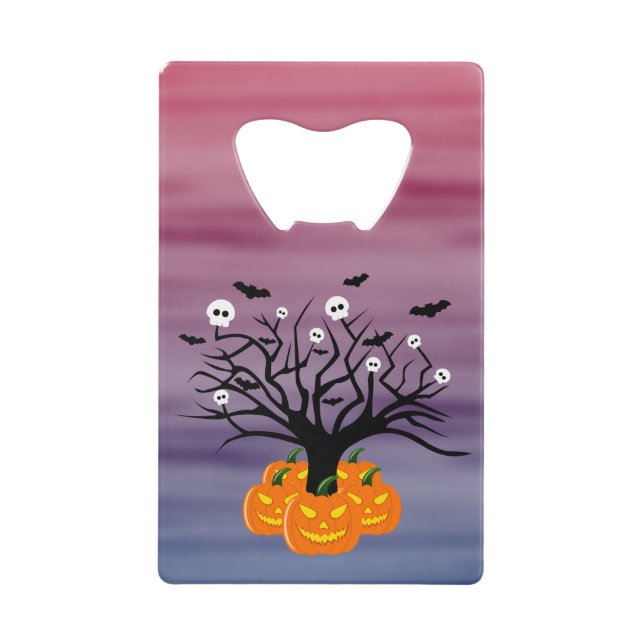 Halloween Pumpkin Jack o’ Lantern Dead Tree (Front)