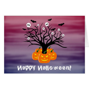 Halloween Pumpkin Jack o’ Lantern Dead Tree