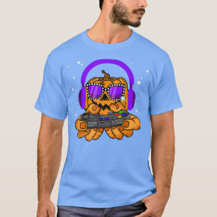 Halloween Pumpkin Jack O Lantern Gamer Boys Men Ha T-Shirt