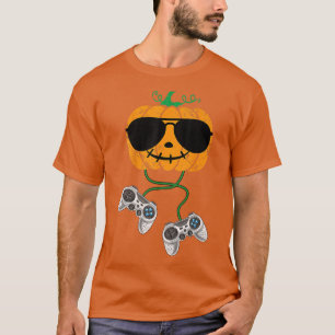 Halloween Pumpkin Jack O Lantern Halloween Gamer B T-Shirt