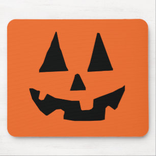 Halloween Pumpkin Jack-o-Lantern Mouse Mat