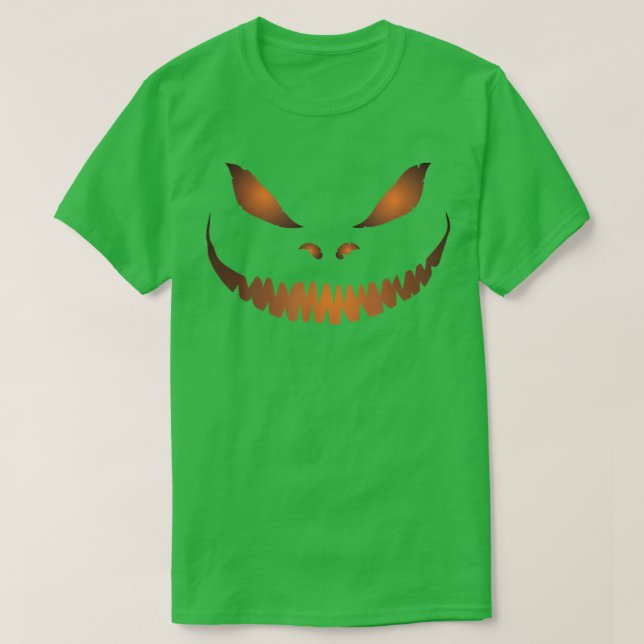 Halloween Pumpkin Jack O Lantern Shirt (Design Front)