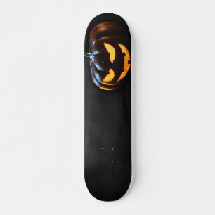 Halloween Pumpkin Jack-O-Lantern Spooky Skateboard