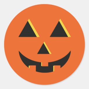 Halloween Pumpkin Jack-O-Lantern Sticker