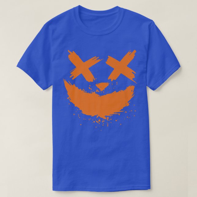Halloween Pumpkin Jack O Lantern  T-Shirt (Design Front)