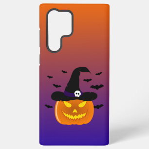 Halloween Pumpkin Jack o’ Lantern Witch Hat Samsung Galaxy Case