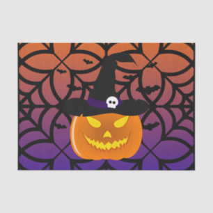 Halloween Pumpkin Jack o’ Lantern Witch Hat Tissue Paper
