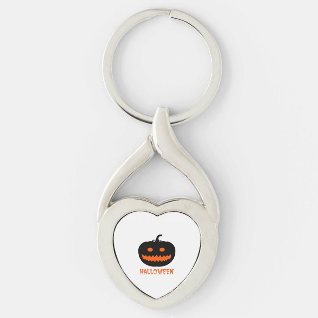 Halloween Pumpkin            Key Ring (Front)