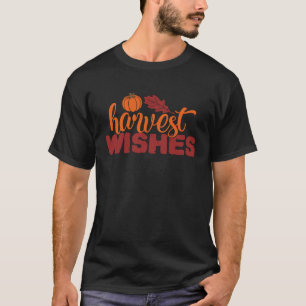 Halloween Pumpkin Kisses & Harvest Wishes T-Shirt