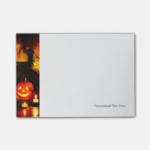 Halloween Pumpkin Lantern Post-it Notes