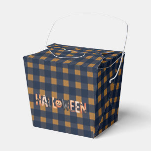 Halloween Pumpkin Lettering Favour Box