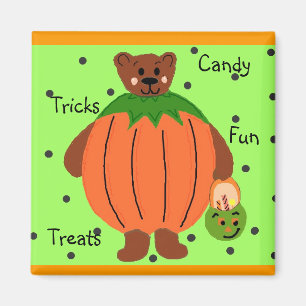 Halloween Pumpkin Magnet