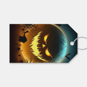 Halloween/pumpkin/moon/fall Gift Tags