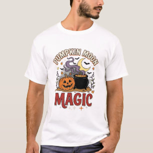 Halloween Pumpkin Moon Magic T-Shirt