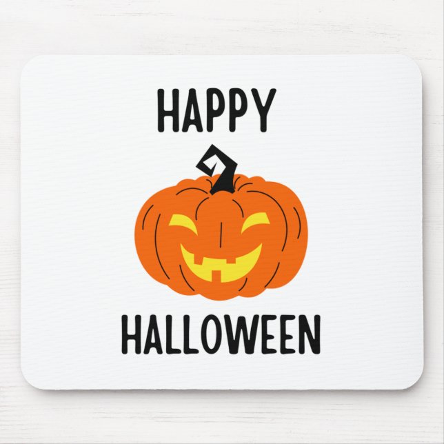 Halloween Pumpkin Mouse Mat (Front)