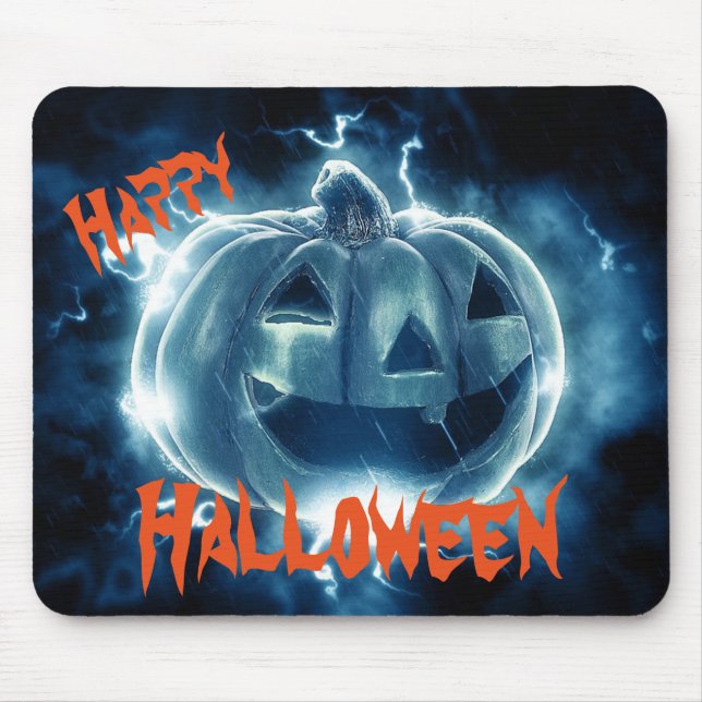Halloween  Pumpkin Mouse Mat (Front)