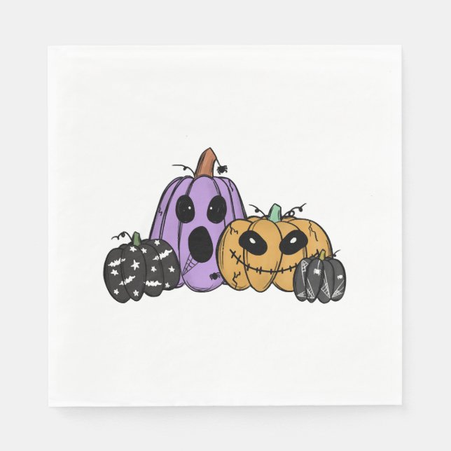 Halloween Pumpkin                                Napkin (Front)