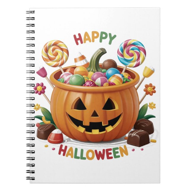 Halloween Pumpkin Notebook (Front)