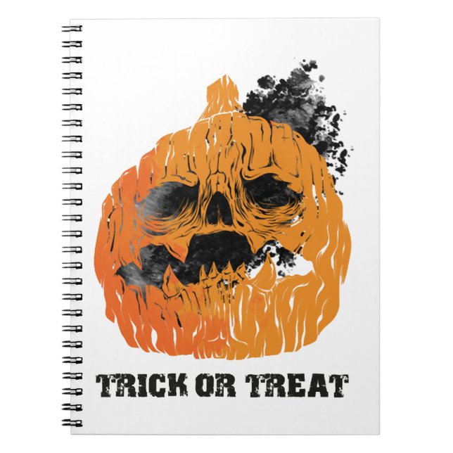Halloween  pumpkin notebook (Front)