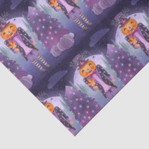 Halloween Pumpkin Nutcracker Tissue Paper
