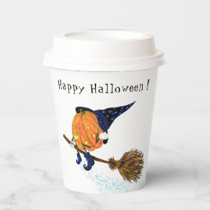 Halloween Pumpkin Paper Cups