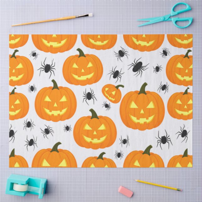 Halloween Pumpkin Parade Tissue Paper (Craft)