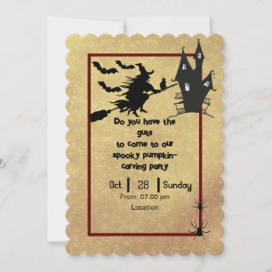 Halloween Pumpkin Party Invitation