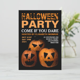 Halloween Pumpkin Party Invitation