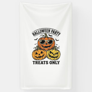 Halloween Pumpkin Party Vintage Jack O Lantern Shi Banner