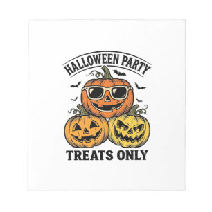 Halloween Pumpkin Party Vintage Jack O Lantern Shi Notepad