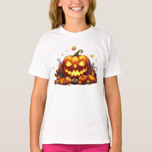 Halloween Pumpkin Party Yellow Magic T-Shirt