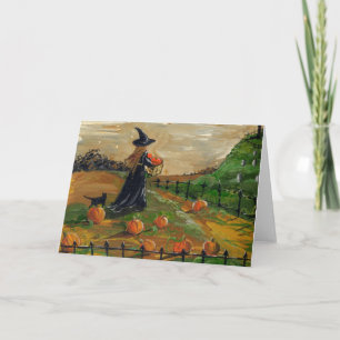 Halloween Pumpkin Patch Greeting Card