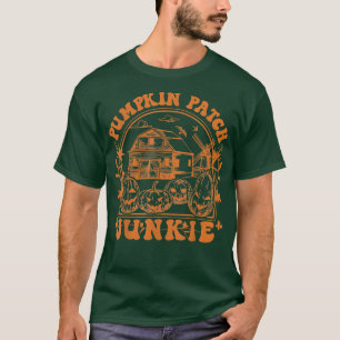 Halloween Pumpkin Patch Junkie Jack O Lantern Grap T-Shirt
