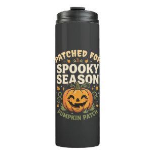 Halloween Pumpkin Patch Smile Thermal Tumbler