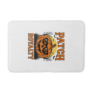 Halloween Pumpkin Patch Vintage Jack O Lantern Shi Bath Mat