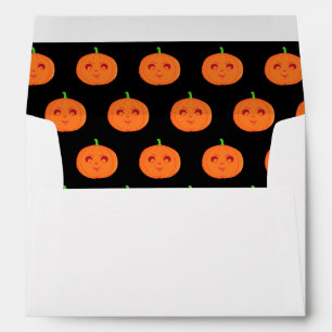Halloween Pumpkin Pattern Envelope