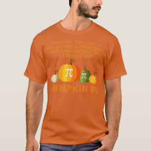 Halloween Pumpkin PI Funny Math Novelty T-Shirt
