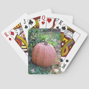 Halloween Pumpkin Playing Cards
