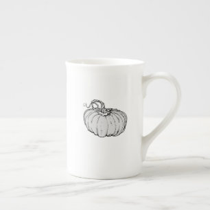 Halloween Pumpkin - Porcelain Mug